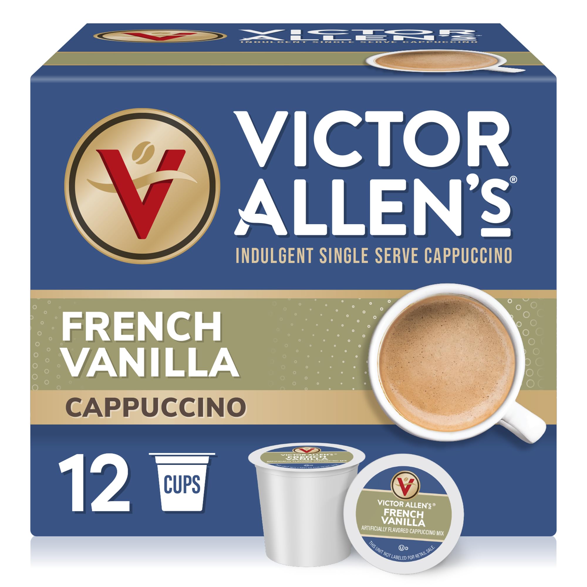 Amazon.com : Victor Allen's Coffee French Vanilla Cappuccino, 12